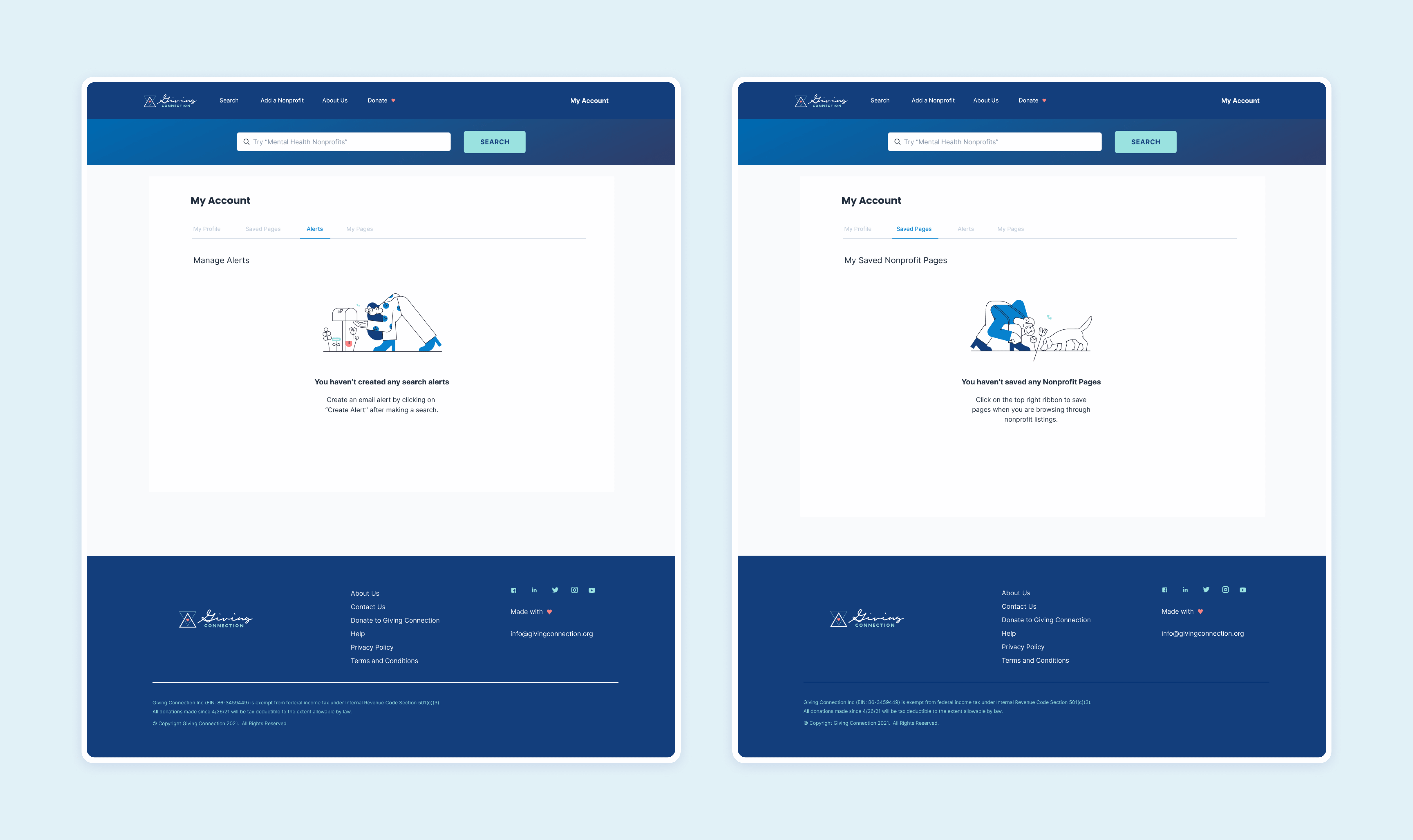 Giving Connection platform