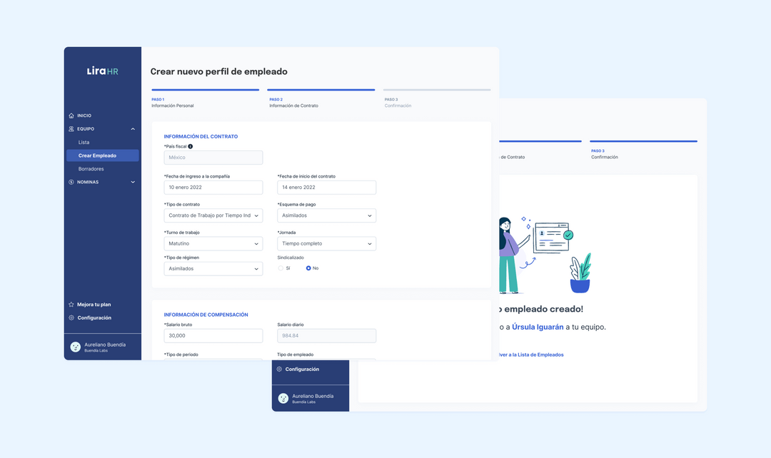 Cloud-based payroll and HR for México