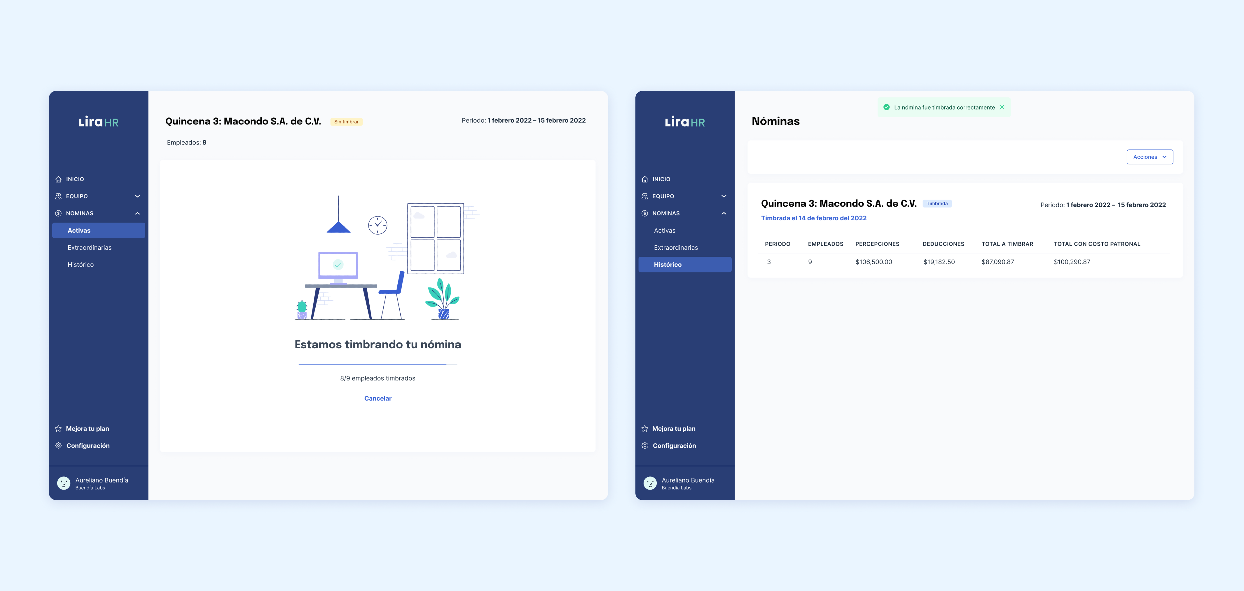 LiraHR payroll certification