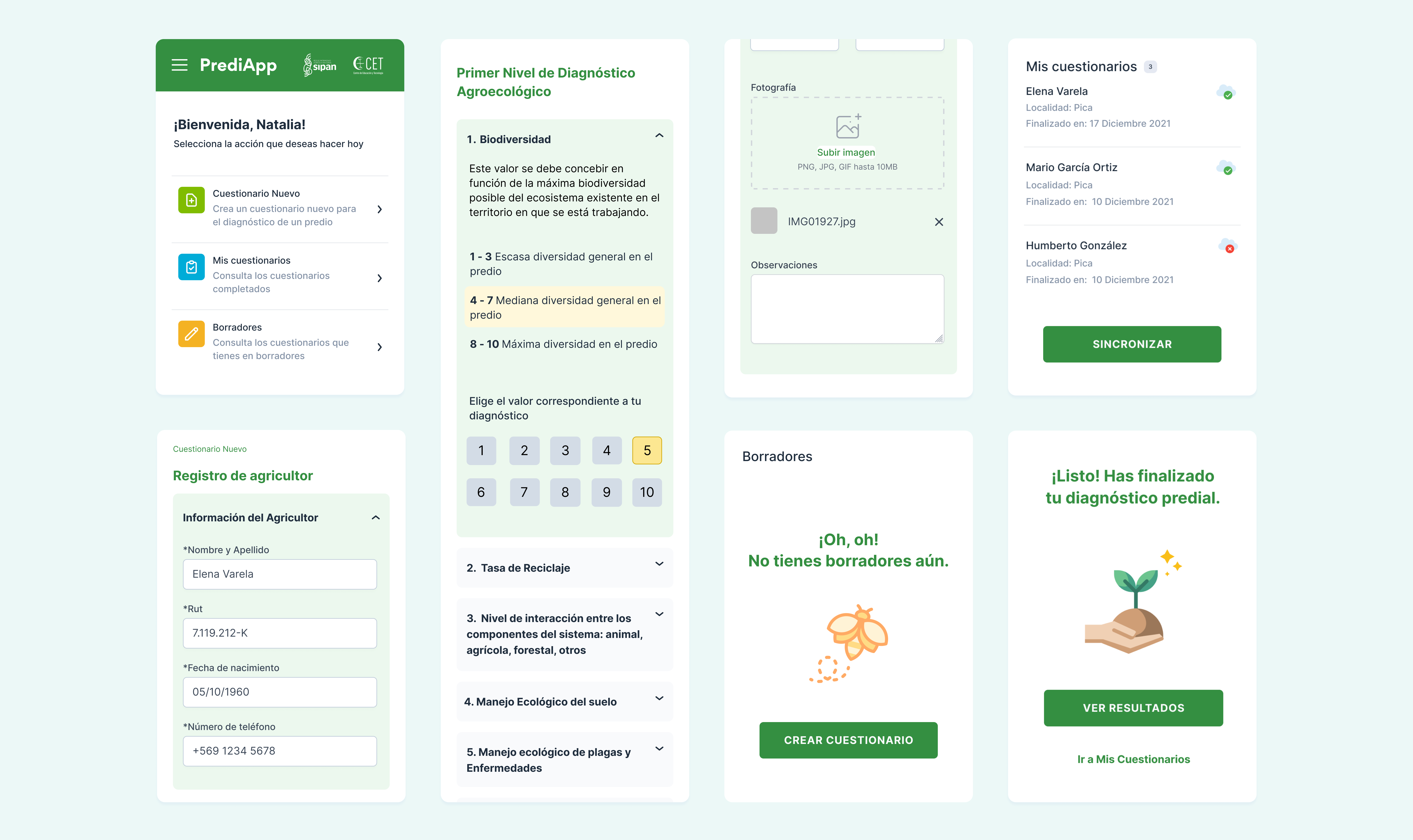 PrediApp full screen