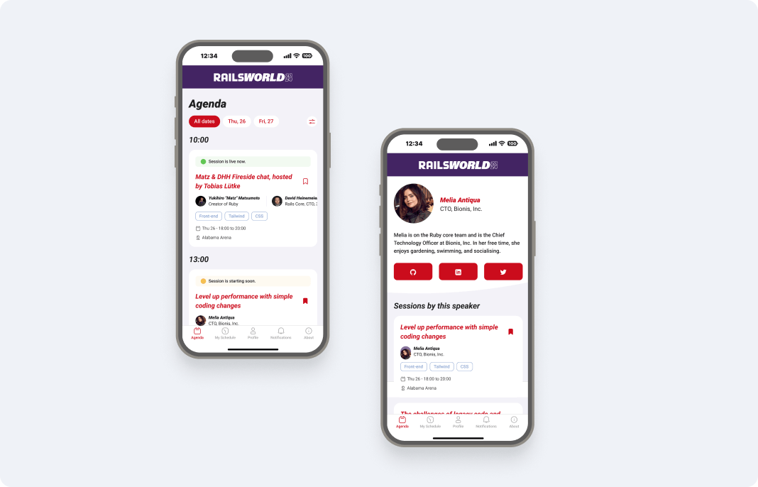 Managing conference events smoothly