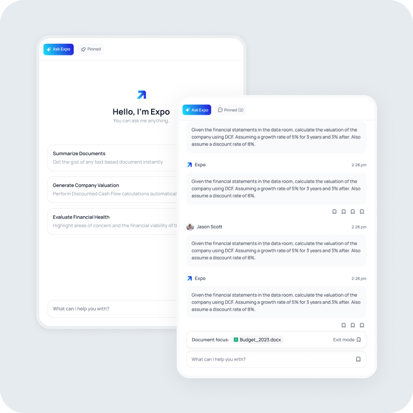 AI Exponent demo screenshot